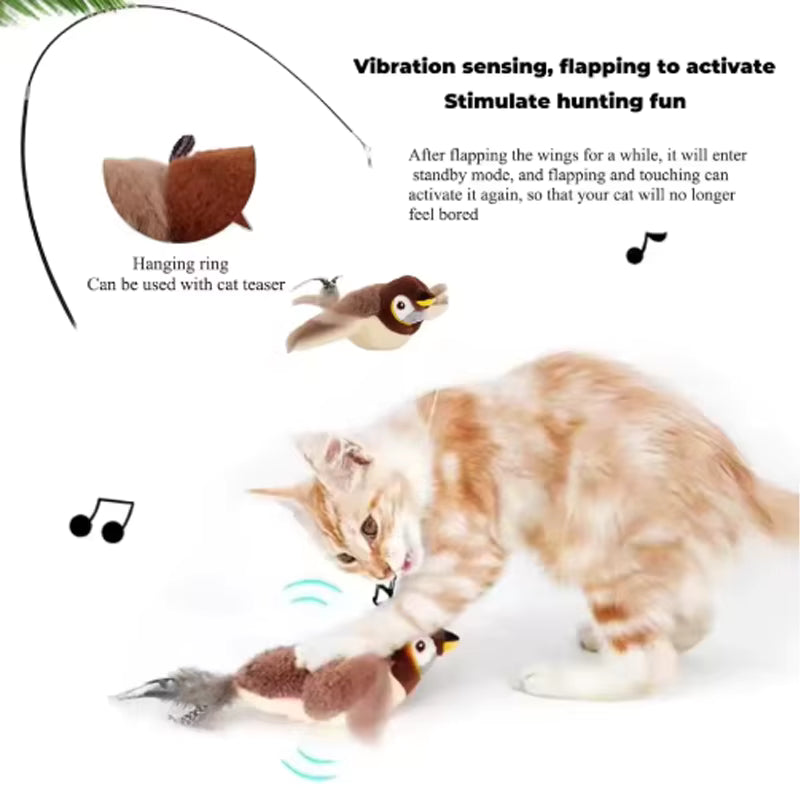 Flapping Bird Cat Toy