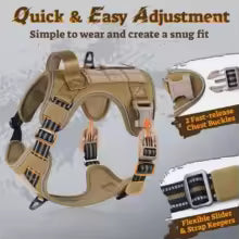 Tactical No-Pull Dog Harness