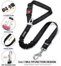 2-in-1 Pet Harness & Car Seat Belt