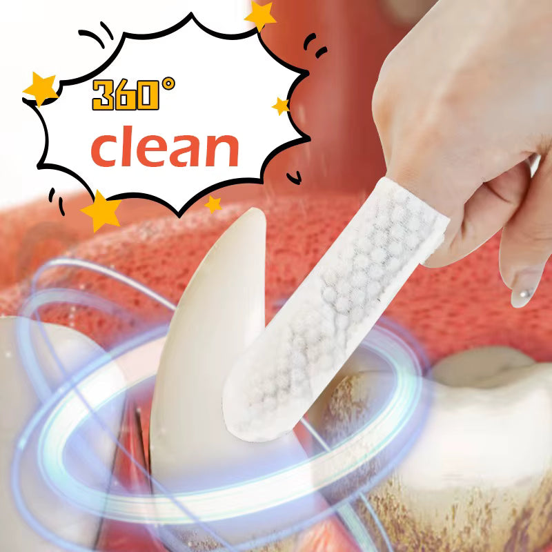 Pet Finger Toothbrush Wipes