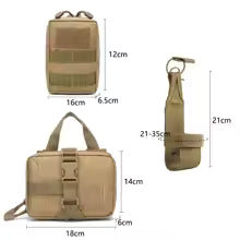 Tactical Dog Harness Bag Set