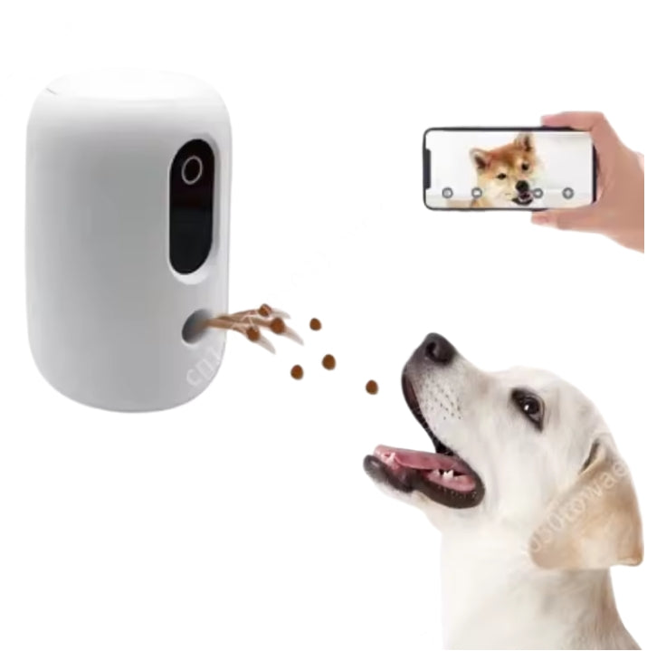 WiFi Smart Pet Feeder with Camera & Treat Dispenser