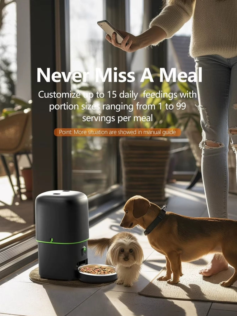 Smart WiFi Pet Feeder with Camera