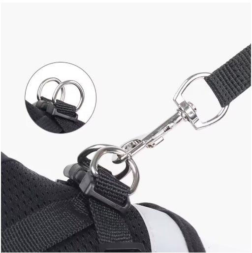 Adjustable Reflective Pet Harness & Leash Set