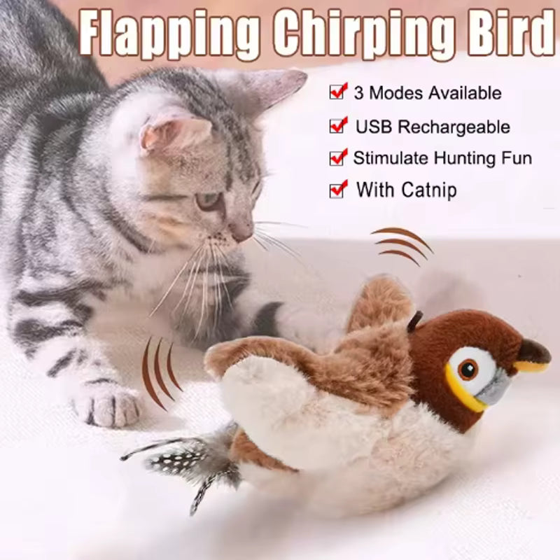 Flapping Bird Cat Toy