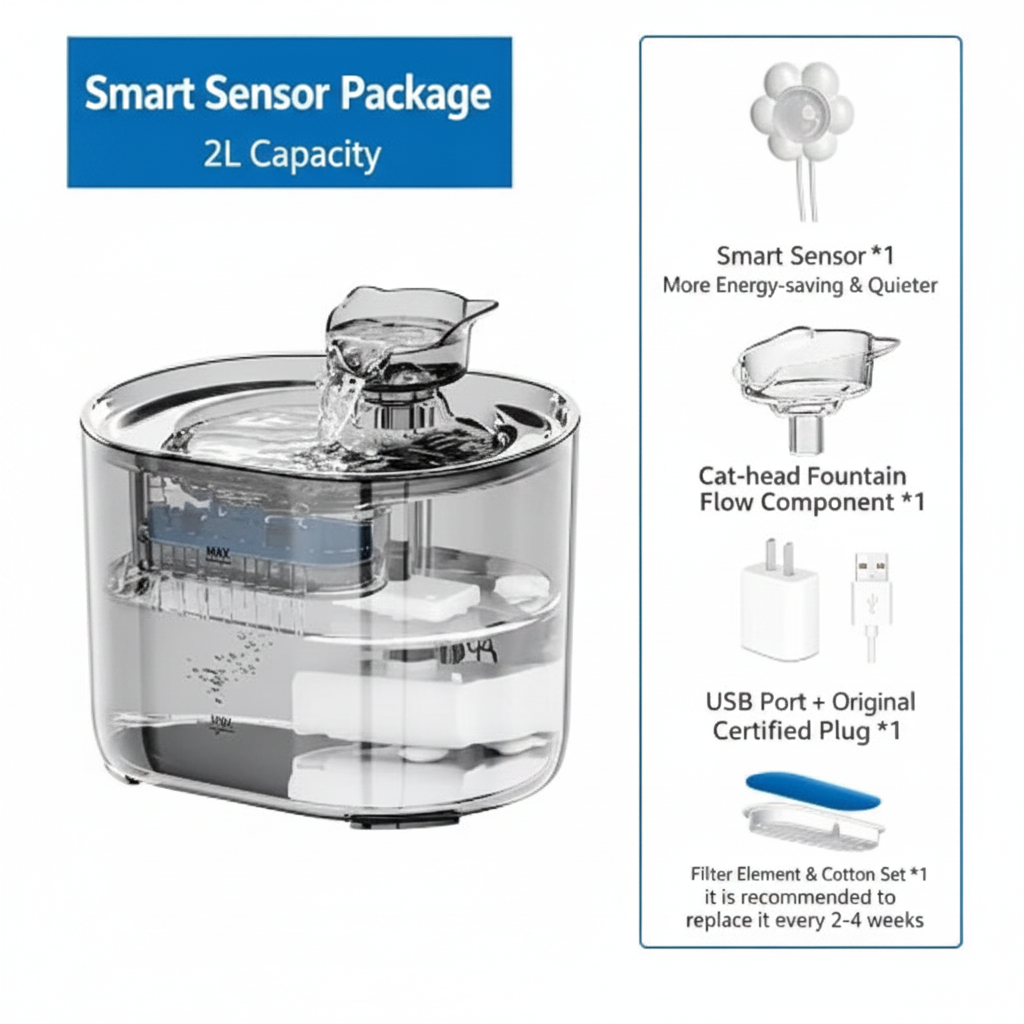 Smart Sensor Package - Pet Water Fountain